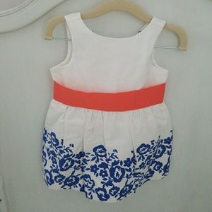 Janie and Jack 6-12 months white dress w/ detail